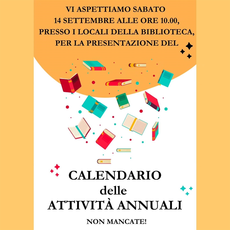 Riapertura biblioteca e presentazione calendario delle attività