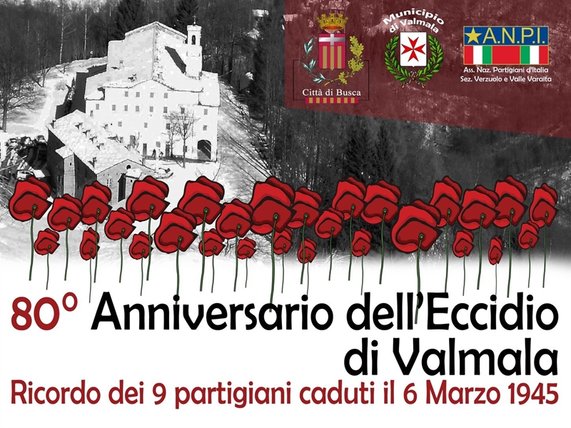 80° Anniversario dell'Eccidio di Valmala