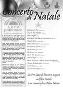 Concerto di Natale - Piasco - Programma