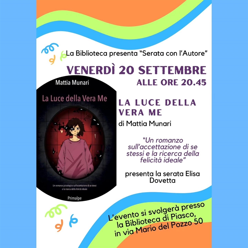 Presentazione del libro: La luce della vera me