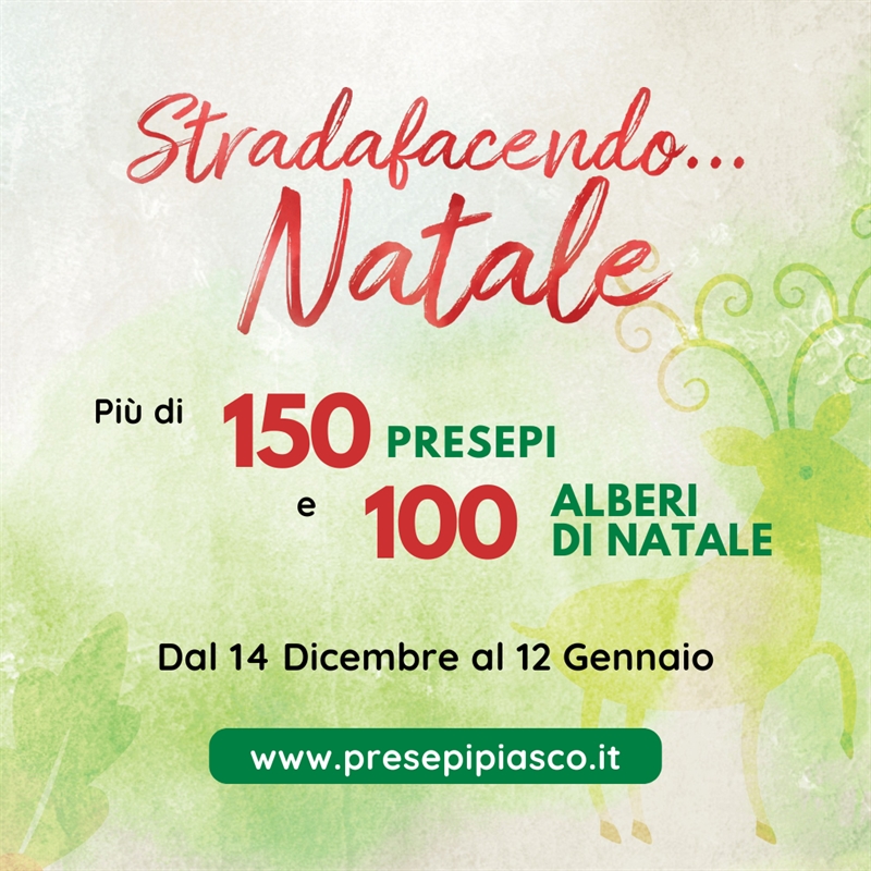 Piasco diventa il “Paese dei Presepi” con “Stradafacendo… Natale!”