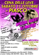 3° CENA DELLE LEVE e DISCOTECA con RADIO NUMBER ONE